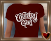 Country Girl Red T