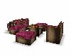 Burgundy Fire Lounge