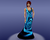 Blue Rose formal dress
