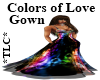 *TLC*Colors of Love Gown