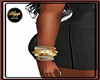 Pulseira ouro/ branco