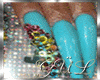 Blue Diamond Nails