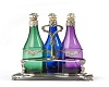 Colored Decanters w/bg