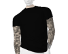 black t-shirt