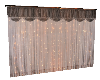 Xmas Light Brown Curtain