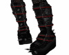 Chunky spiked goth boots