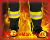 [JS] Fireman Black Pants