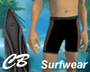 CB Black Surf Shorts