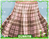 KID🍓 Plaid Pink Skirt