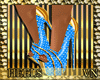VN LBlue&Gold Diva Heels