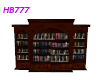 HB777 Bookcase Dark Wood