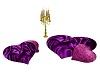 Purple Valentine Pillows