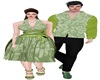 MY Green Couple Top - M