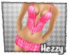 H~Stripey Sleepwear Pink