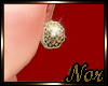 {N} Gold Earring** * {N} Gold Earring** *