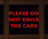 room sign dont drive