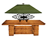 Mission Table with Lamp
