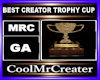 BEST CREATOR TROPHY CUP