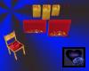 Ank RedGold Chair&Towels