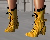 Yelllow baroque boots