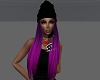 Black Benie Purple Hair