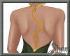 Snake Back Necklace Gold