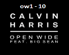 open wide  calvin harris