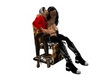 anim love kiss chair