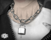 chain lock necklace