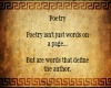 Poetry Stand