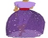 purple caz long dress