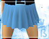 (ß) Pleated Blue Skirt