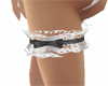 garter belt grey white