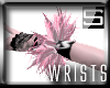 [S] Pink Goth Wrists