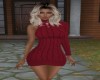 Fall sweater dress Wine