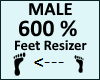 Feet Scaler 600% Male