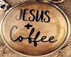Jesus + Coffee Pendant