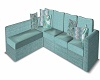 [MsK] Teal Lounge Sofa