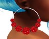 Ruby Earrings in Silver