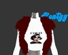Burgundy fur