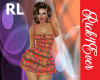 ORANGE FIESTA DRESS