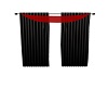 Black and Red curtains