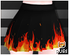 ▶ Black Flame Skirt