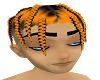 MALE ORANGE/BLACK TWISTS