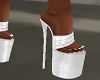 FG~ Cardi White Heels