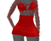 RLL Red Leather Dress
