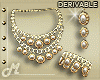 D| jewelry set gold