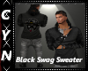 Black Swag Sweater