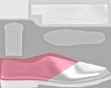 shoe pink white m