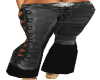BBW leather black pants